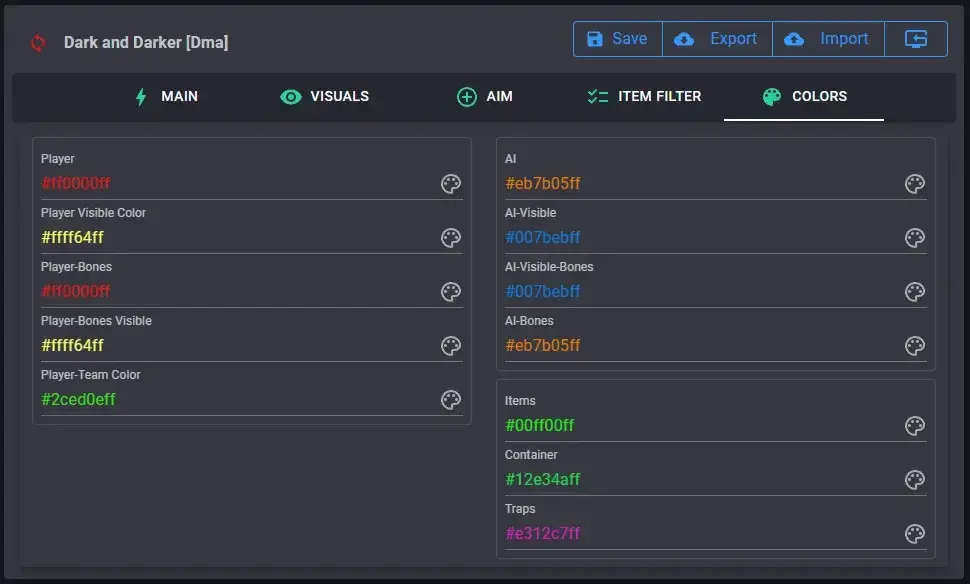 Clutch Dark And Darker DMA — DMA CHEATS screenshot 4