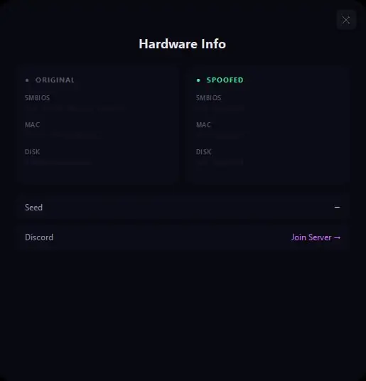 TitanX EAC spoofer — Spoofer screenshot 1