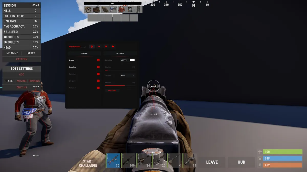Blank — Rust screenshot 1