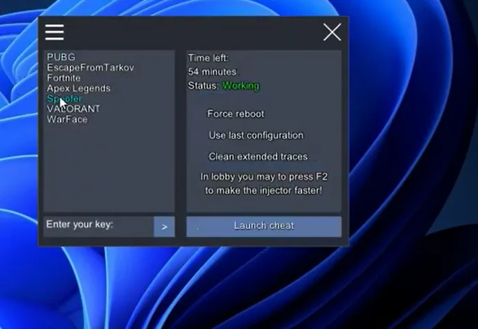 Desync Hwid Spoofer — Spoofer screenshot 1