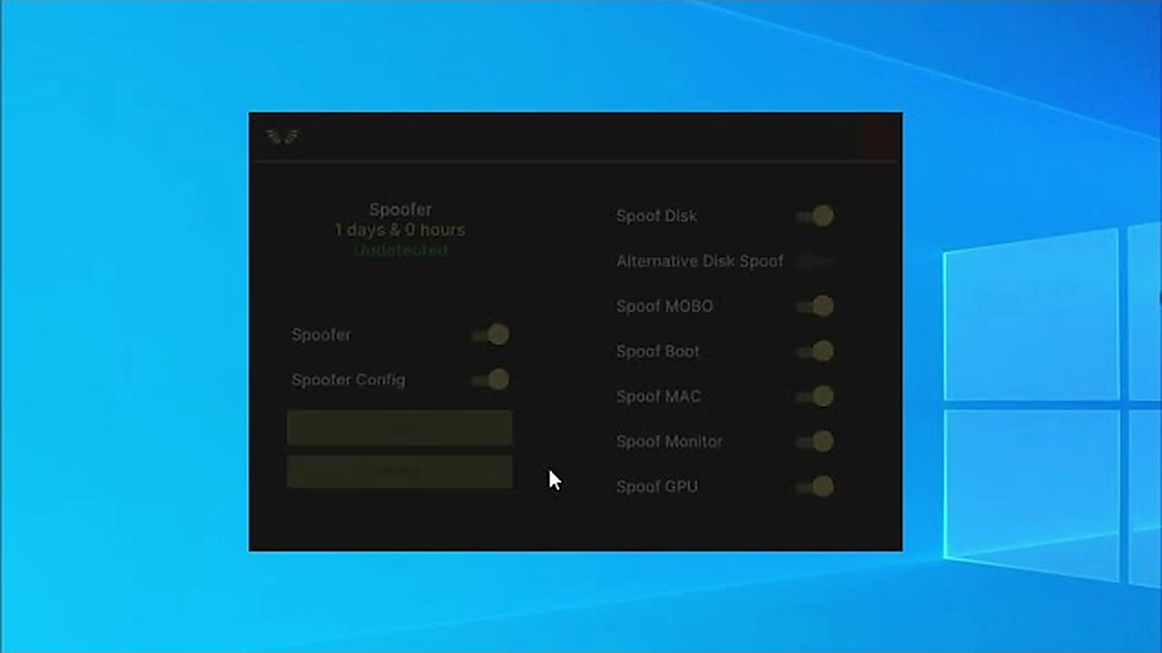 LEX — Spoofer screenshot 2